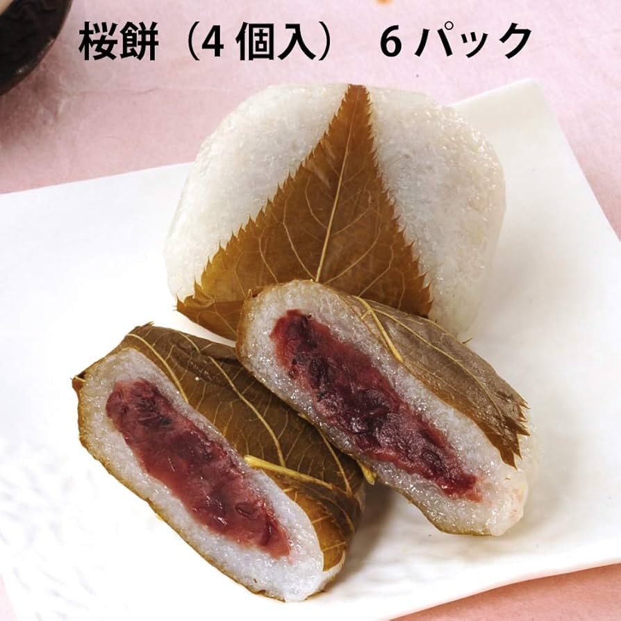 Amazon | 芽吹き屋 桜餅 4個入× 6袋 春の和菓子 桜もち さくら